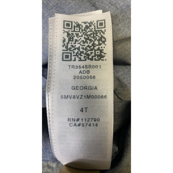 True Religion Georgia  4T Jean Denim Long Sleeve Shirt - Picture 11 of 12